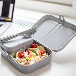 Lunchbox KLIKK (3 éléments) Matière plastique - Gris