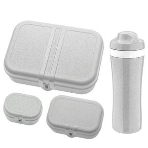 Lunchbox Set Pascal (4-tlg.) Kunststoff - Grau