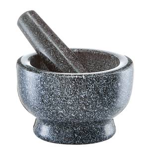 Mortier et pilon Varkala Granit - Anthracite - Diamètre : 13 cm