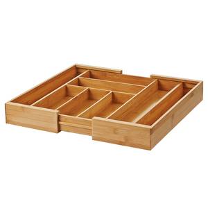 Bestekbox Chambery bamboe - natuurlijk - 35-58 x 43 x 6,5 cm - Breedte: 43 cm