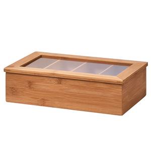 Teebeutelbox Julian Bambus - natur - 33,5 x 20 x 9