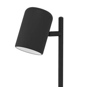 LED-tafellamp Ceppino staal - 1 lichtbron - Zwart