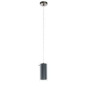 Hanglamp Pinto transparant glas/staal - 1 lichtbron