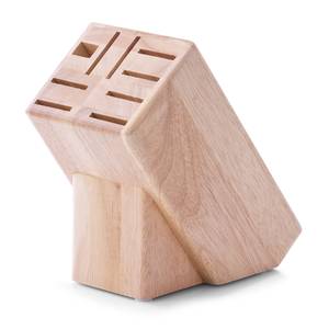 Messenblok Porches rubberboomhout - natuurlijk - 12,5 x 22 x 25