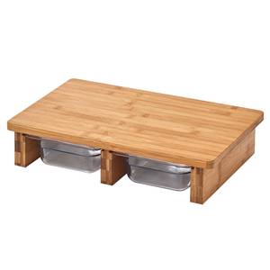 Snijplank Brentwood bamboe - natuurlijk - 40,5 x 26,5 x 8,5 cm