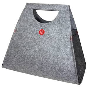 Shopper Nimbus Mischgewebe - Grau - 45 x 40 cm