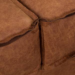 Sofa Hanks (2-Sitzer) Antiklederlook - Microfaser Yaka: Cognac