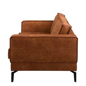 Sofa Hanks (2-Sitzer) Antiklederlook - Microfaser Yaka: Cognac