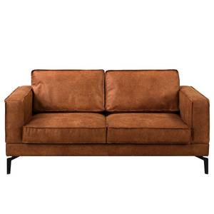 Sofa Hanks (2-Sitzer) Antiklederlook - Microfaser Yaka: Cognac