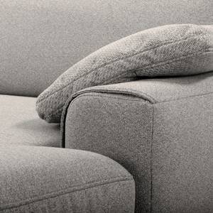 Ecksofa Muna Webstoff - Webstoff Arda: Taupe - Longchair davorstehend rechts