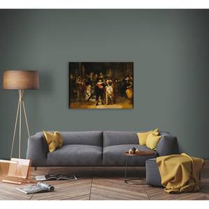 Canvas Ronda di notte Rembrandt Tela / MDF - Multicolore