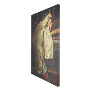 Impression sur toile Le Kimono blanc Toile / MDF - Multicolore