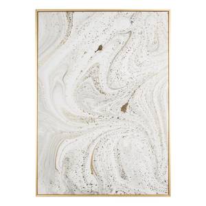 Bild Marble Luxe Leinwand / MDF - Gold