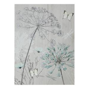 Tableau déco Harmony Blooms Toile / MDF - Multicolore