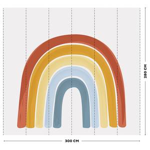 Carta da parati Rainbow Pure & Nature Tessuto non tessuto - Multicolore