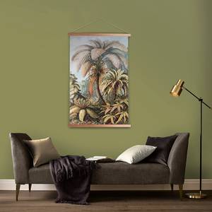 Poster Jungle Textil - Mehrfarbig