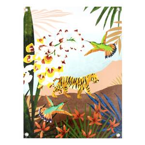 Poster Jungle Polyester PVC - Mehrfarbig