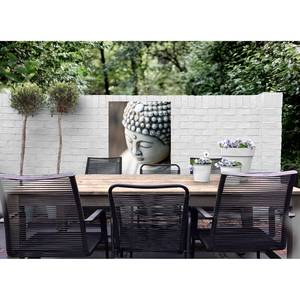 Poster Buddha Polyester PVC - Grau