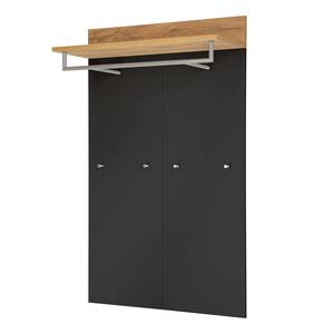 Composizione da ingresso Fluur I (2) Grigio - Materiale a base lignea - 96 x 200 x 40 cm