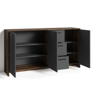 Sideboard Edgeworth Altholz Dekor / Anthrazit