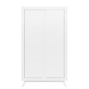 armoire 2-portes Anne Blanc - Bois manufacturé - 106 x 185 x 55 cm