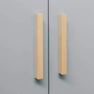 armoire 3-portes Emma Blanc - Bois massif - 120 x 189 x 50 cm