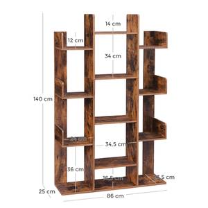 Open kast Cetus II bruin