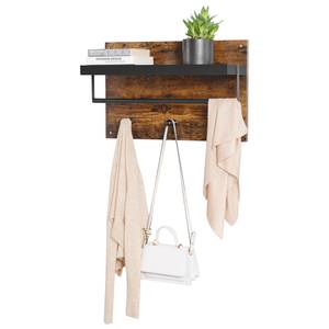 Wandgarderobe Mocksville Bruin/zwart