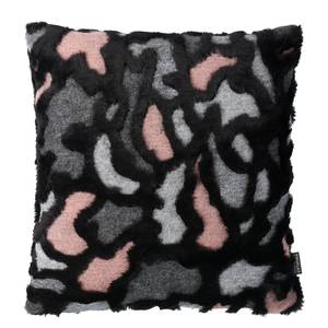 Housse de coussin Agora Tissu mélangé - Graphite / Nude