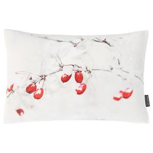 Housse de coussin Blanca Coton - Rouge