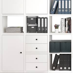 Armoire de bureau Emporio Blanc laqué