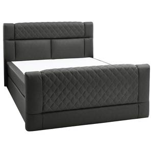 Boxspringbett Chandler III Schwarz - 140 x 200cm - H4