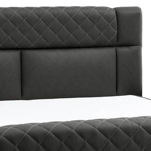 Boxspringbett Chandler III Schwarz - 140 x 200cm - H4