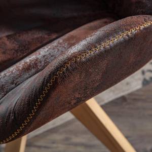 Gestoffeerde stoel Wilbur I Vintage bruin