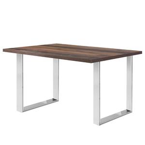 Eettafel Alton Afvalhout look	 - Breedte: 160 cm - Zilver