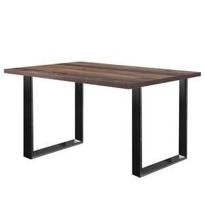 Eettafel Alton Afvalhout look	 - Breedte: 160 cm - Zwart