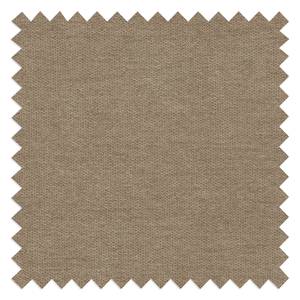 Ecksofa Borga Flachgewebe - Microfaser Sole: Taupe - Longchair davorstehend rechts