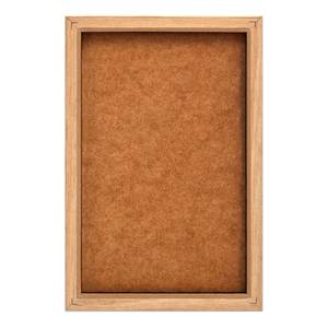 Set afbeeldingen Reizen (3-delig) Print in houten frame - beige