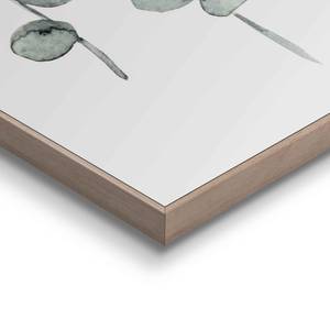 Set afbeeldingen Natuur Zon (3-delig) Print in houten frame - groen