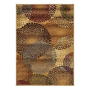 Laagpolig vloerkleed Soulmate I polypropeen/katoen - beige - 65 x 90 cm