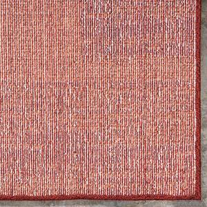 Tappeto a pelo corto Good Times I Polipropilene / Cotone - Rosso - 185 x 275 cm