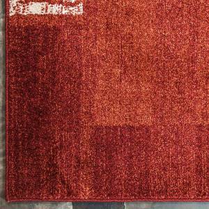 Tappeto a pelo corto Good Times I Polipropilene / Cotone - Rosso - 65 x 90 cm