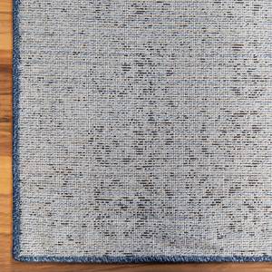 Tappeto a pelo corto Good Times II Polipropilene / Cotone - Blu - 185 x 275 cm