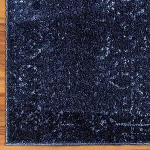 Tappeto a pelo corto Good Times II Polipropilene / Cotone - Blu - 65 x 90 cm