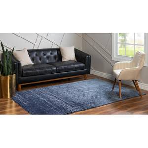 Tapis Good Times II Polypropylène / Coton - Bleu - 155 x 245 cm