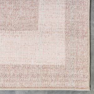 Laagpolig vloerkleed Good Times V polypropeen/katoen - Lichtbruin - 150 x 245 cm