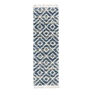 Tapis de couloir Top Shag II Polypropylène / Envers : - Bleu