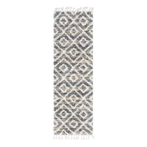 Tapis de couloir Top Shag II Polypropylène / Envers : - Gris