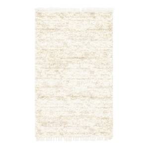 Tappeto a pelo lungo Top Shag III Polipropilene / Juta - Bianco crema - 150 x 245 cm