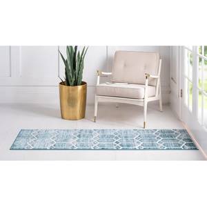 Läufer Titan Trellis I Polypropylene / Jute - Blau